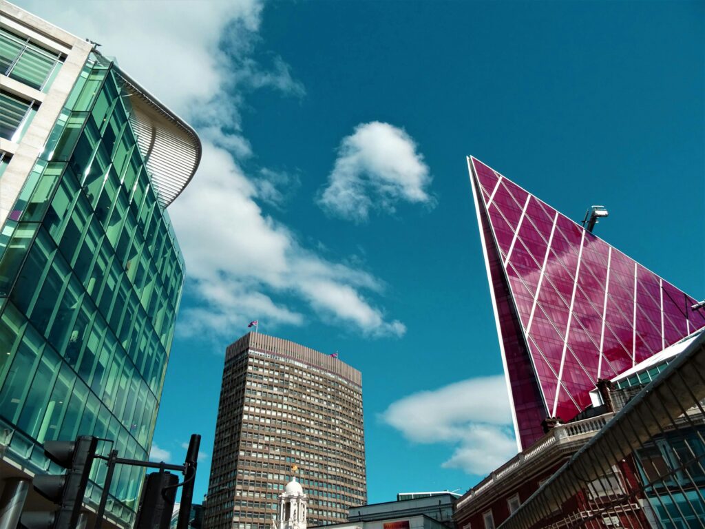 Urban skyline in Germany representing the job market and work opportunities in 2025